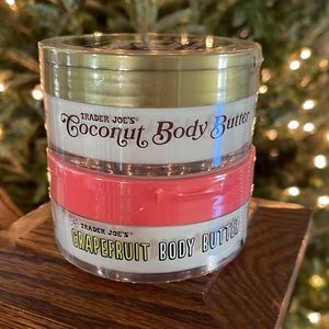 Trader Joe’s- Coconut Body Butter & Grapefruit Body Butter